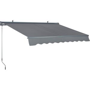 Gelenkarmmarkise Belport mit Motor 300 cm x 200 cm Anthrazit