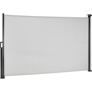 Seitenmarkise Livingston 300 cm x 150 cm Silber-Grau