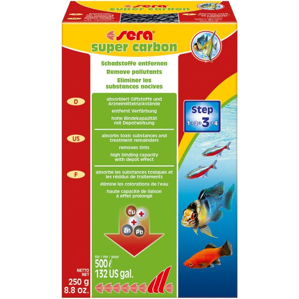 Sera Teich-Wasseraufbereiter Super Carbon 250 g