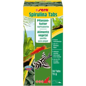 Sera Fisch-Tablettenfutter Spirulina Tabs Nature 24 Tabs (15 g)