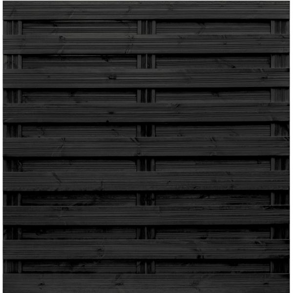 Andrewex Sichtschutzzaun-Element Goch Anthrazit lasiert 180 cm x 180 cm FSC®