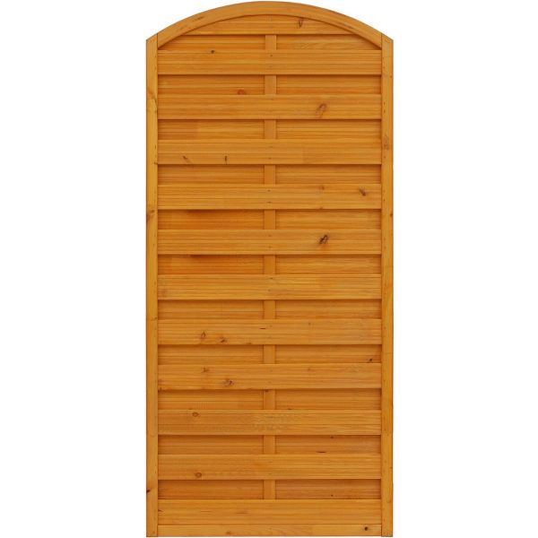 Sichtschutzzaun Element München Pinienfarben 180/195 cm x 90 cm FSC®