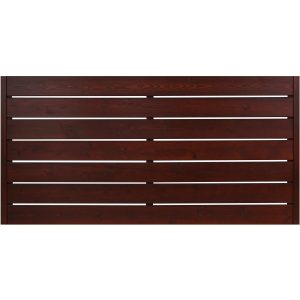 Andrewex Sichtschutzzaunelement Faro Braun lackiert 90 cm x 180 cm FSC®