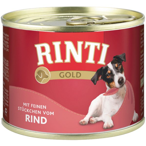 Rinti Hunde-Nassfutter Gold Rind 185 g