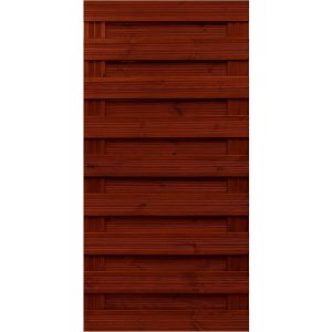 Andrewex Sichtschutzzaun-Element Goch Braun lasiert 180 cm x 90 cm FSC®