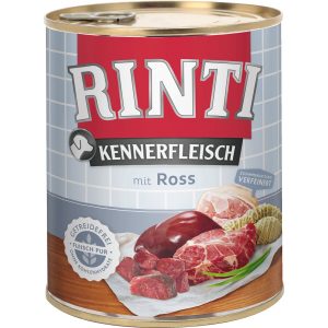 Rinti Hunde-Nassfutter Kennerfleisch Ross 800 g