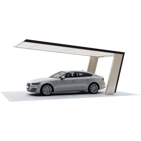 Ximax Flachdach-Carport My-Port 7 Typ 3259 Schwarz 289 cm x 587 cm x 319 cm