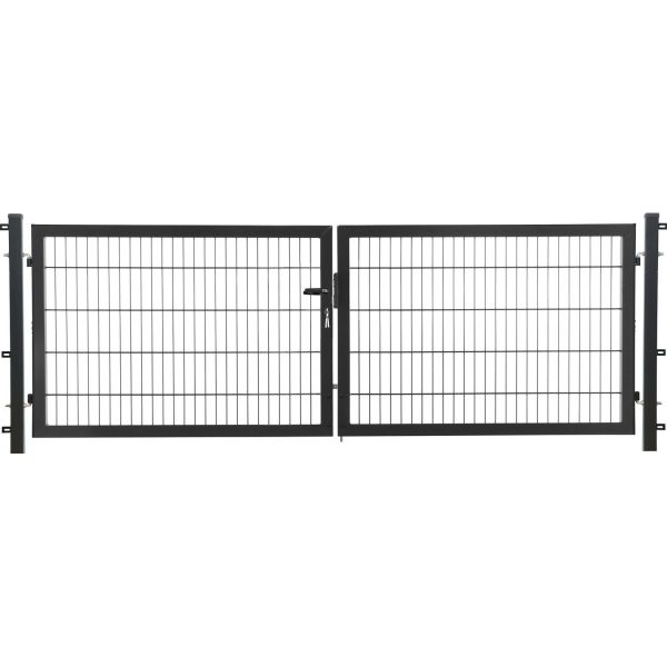 Doppeltor Comfort Einstabmattenfüllung Verzinkt 100 x 300 cm