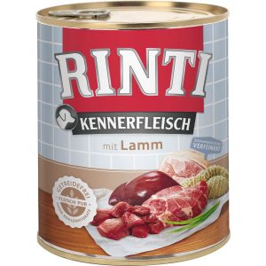 Rinti Hunde-Nassfutter Kennerfleisch Lamm 800 g