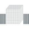 Standard-Zaunset 6/5/6 Doppelstab 11 Matten + 12 Pfosten 250/183 cm Anthrazit