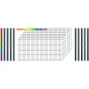 Industrie-Zaunset 8/6/8 Doppelstab 9 Matten +10 Pfosten 250/83 cm Freie Farbwahl