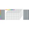 Industrie-Zaunset 8/6/8 Doppelstab 10 Matten+11 Pfosten 250/83 cm Freie Farbwahl