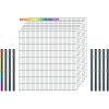 Industrie-Zaunset 8/6/8 Doppelstab 8 Matten +9 Pfosten 250/183 cm Freie Farbwahl