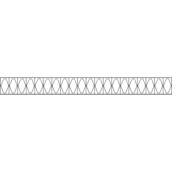 Zaun-Dekorelement Eleganz 20 cm x 200 cm