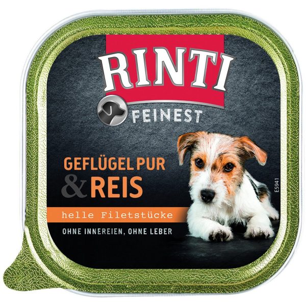 Rinti Hunde-Nassfutter Feinest Geflügel und Reis 150 g