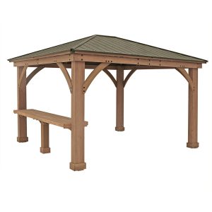 Westmann Seitenablage für Pavillon (BxHxT) 299 cm x 96 cm x 59 cm FSC®