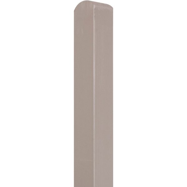 Andrewex Zaunpfosten Glatt 9 cm x 9 cm x 95 cm Grau FSC®