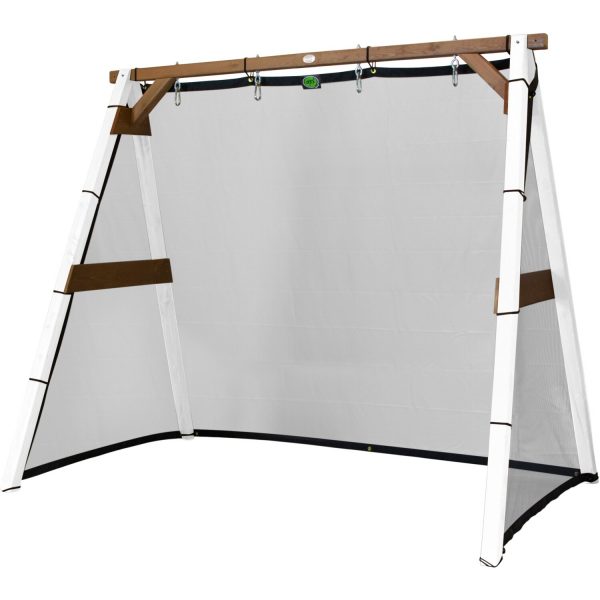 Axi 4-in-1 SportsFun Weiß - Braun 160 x 254 x 207 cm