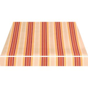 Spettmann Gelenkarmmarkise Star Fix B 300 cm x T 250 cm Orange-Rot Gestreift