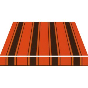 Spettmann Halbkassettenmarkise Sky Klassik 500 cm x 350 cm Rot-Schwarz Weiß