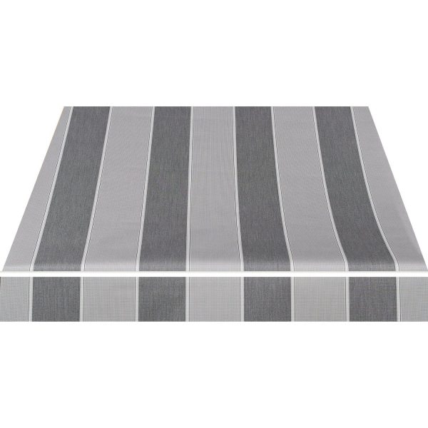 Spettmann Kassettenmarkise VC 1000 500x350 cm Grau-Schwarz Gestr. Gestell Silber