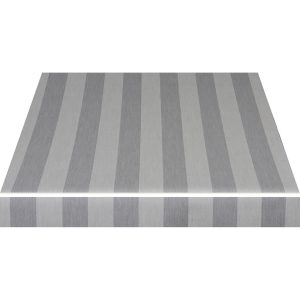Spettmann Kassettenmarkise VC 1000 400 x 250 cm Grau-Weiß Gestr. Gestell Weiß