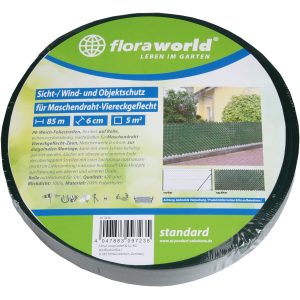 Floraworld PE-Weich-Foliestreifen 85 m Grün