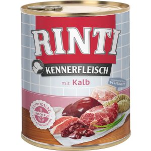 Rinti Hunde-Nassfutter Kennerfleisch Kalb 800 g