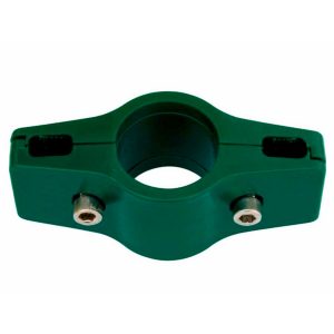 Doppelverbinder für Einstabmattenzaun Grün 34 mm