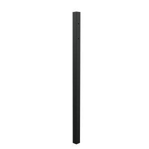 Anschlagpfosten für Einzeltor Schwarz z. Einbetonieren Ø 6 cm Höhe 150 cm