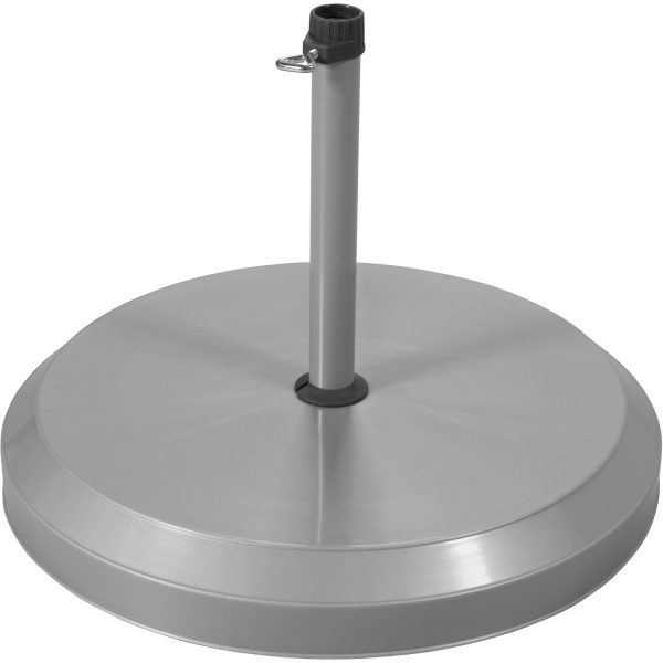 Doppler Betonsockel mit Kunststoff-Abdeckung 20 kg silber für Rohr 19-25mm
