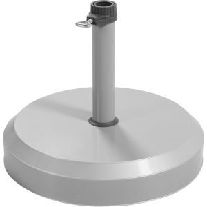 Doppler Betonsockel mit Kunststoff-Abdeckung 25 kg silber für Rohr 26-33-37 mm