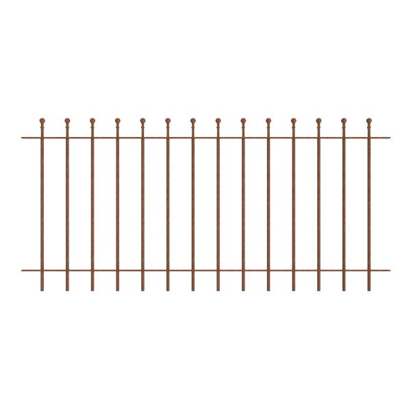 Eleo Gartenzaun Ancona 96 cm x 90 cm Unbeschichtet