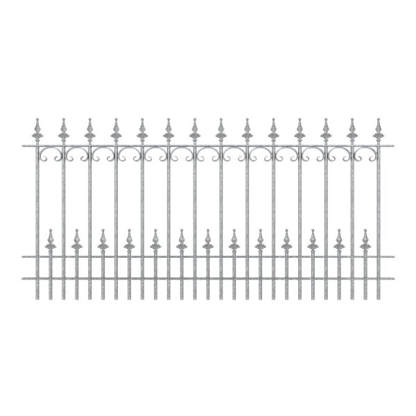 Eleo Zaun Lucca Feuerverzinkt 96 cm