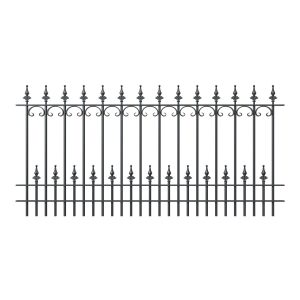 Eleo Zaun Lucca Pulverbeschichtet DB703 96 cm