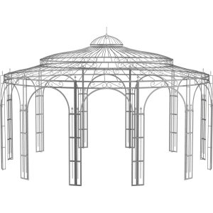 Eleo Pavillon Toskana 340 cm x Ø 550 cm Feuerverzinkt