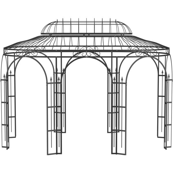 Eleo Pavillon Verona Pulverbeschichtet Schwarz