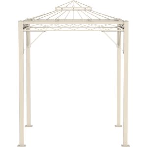 Eleo Pavillon Bolzano 269 cm x 208 cm x 208 cm Pulverbeschichtet Weiß