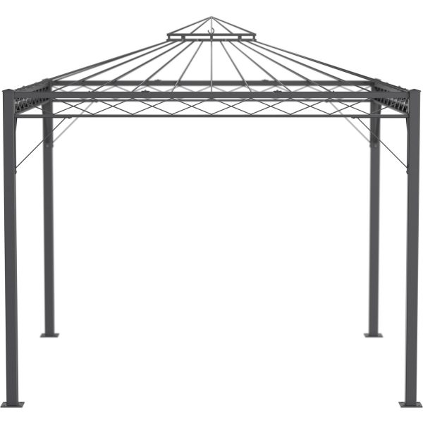 Eleo Pavillon Trento 269 cm x 308 cm x 308 cm Pulverbeschichtet DB703