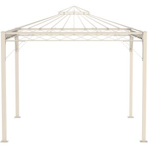 Eleo Pavillon Trento 269 cm x 308 cm x 308 cm Pulverbeschichtet Weiß