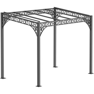 Eleo Pergola Elba Pulverbeschichtet DB703