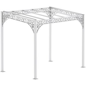 Eleo Pergola Elba Pulverbeschichtet Weiß