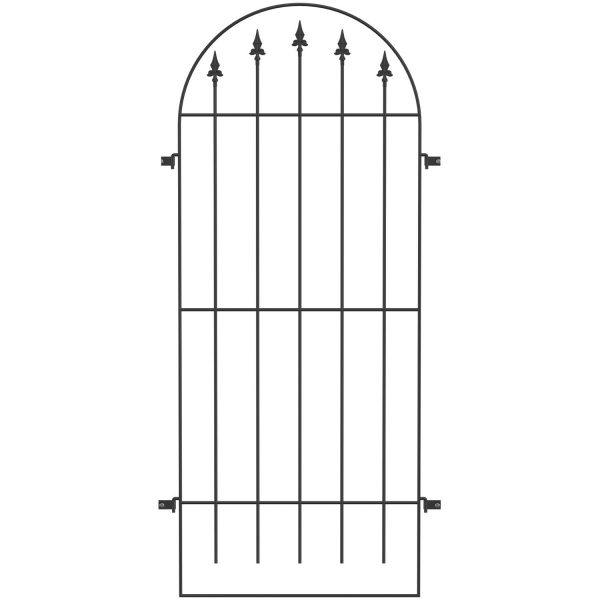 Eleo Rankgitter Edera 100 cm x 81 cm Schwarz