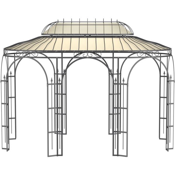 Eleo Sonnensegel Verona 440 cm x 285 cm für Pavillon Verona Ecru