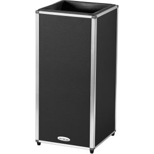 Amare Blumentopf Pur Fiberglas Design 28 cm x 28 cm x 61 cm Schwarz