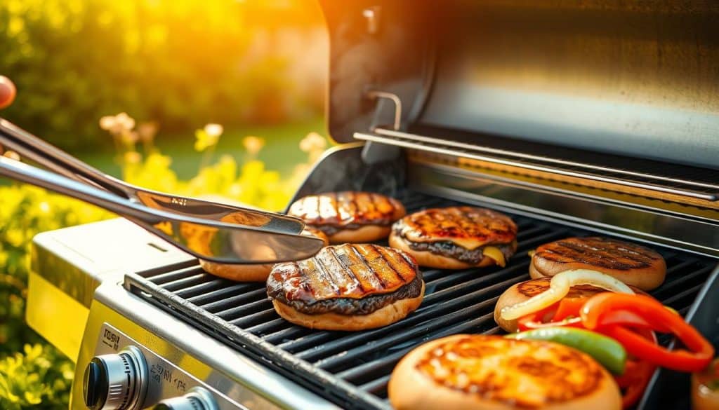 burger grillen gasgrill wie lange