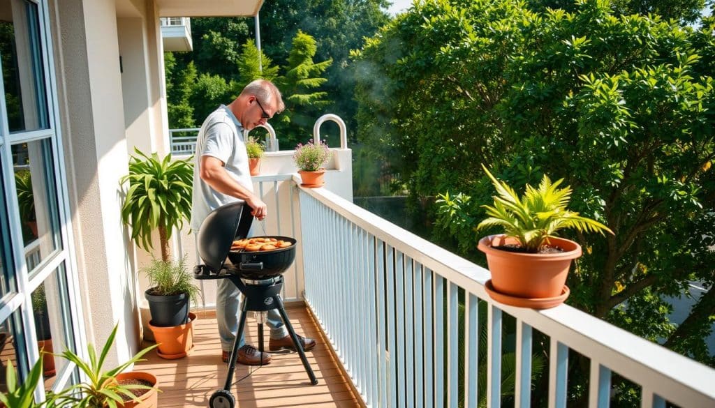 darf man auf dem balkon grillen