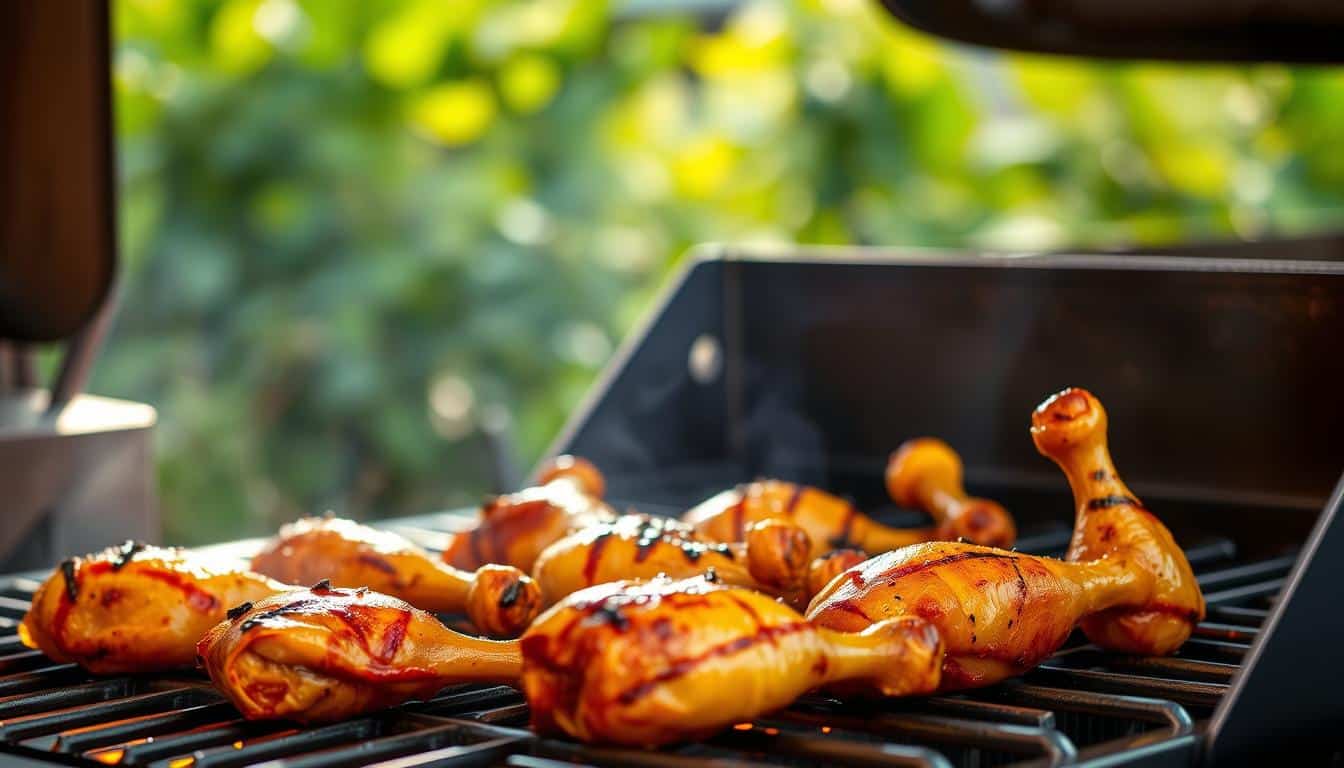 hähnchenschenkel grillen gasgrill wie lange