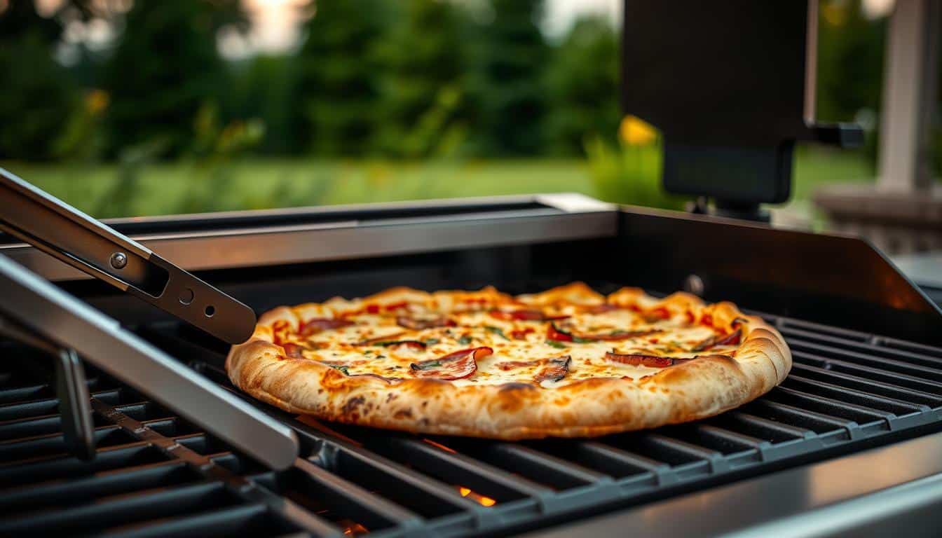 pizza im gasgrill wie lange