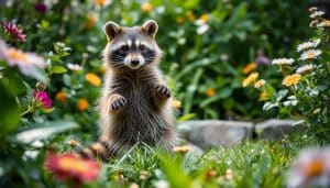 waschbär im garten wen anrufen